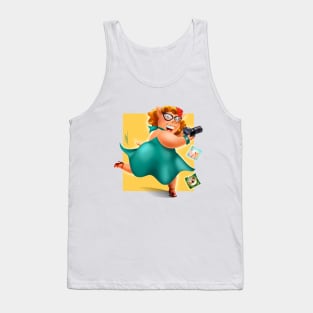 Piggy Phot-hog-rapher Tank Top